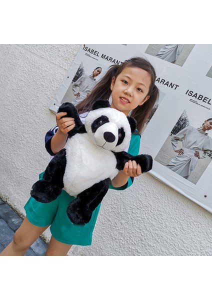 Kore Tarzı Çocuk Çantaları Yeni Stil Sırt Çantası Sevimli Panda Küçük Sırt Çantası Moda Erkek ve Kız Karikatür Peluş Çanta (Yurt Dışından) fırsatları