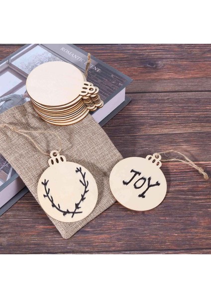 Декоративные ПОДАРКИ,150 Adet Dıy Zanaat Ahşap Yuvarlak Biblo ile 150 Adet Sicim Boya, Bitmemiş Doğal Boş Ahşap Diskler Toplu Dilimler (Yurt Dışından) indirimleri