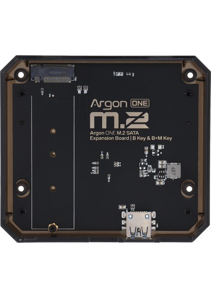 Argon One M.2 Genişletme Kartı ile Uyumlu USB 3.0 - M.2 Sata SSD Adaptörü 4b Base ile Uyumlu Argon One V2/m.2 Kasa ile Uyumlu (Yurt Dışından)
