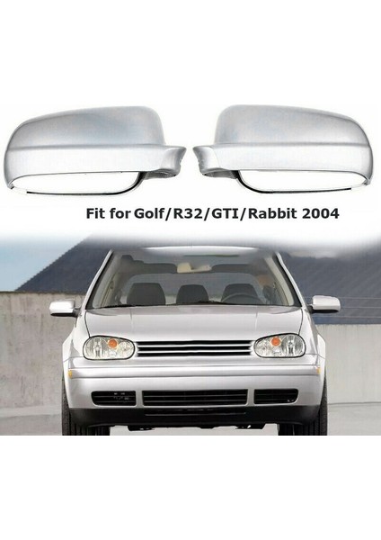 Çift Dikiz Aynası Kapağı Plastik Gümüş Hava Koşullarına Dayanıklı -Golf Mk4 1999-2005 3B0857537B ile Uyumlu (Yurt Dışından) fiyatları