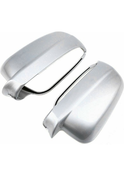 Çift Dikiz Aynası Kapağı Plastik Gümüş Hava Koşullarına Dayanıklı -Golf Mk4 1999-2005 3B0857537B ile Uyumlu (Yurt Dışından) modelleri