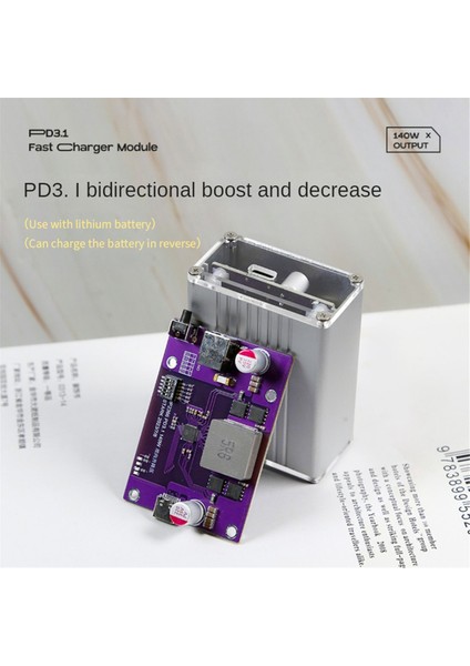 Pd3.1 140W Güç Bankası Dıy Modülü 2s/3s/4s/5s/6s Değiştirilebilir IP2366 Çift Yönlü Boost Li-Pil Hızlı Şarj Modülü, A3 (Yurt Dışından)
