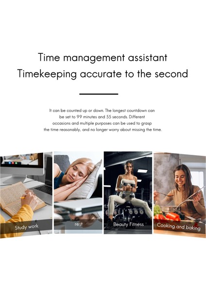 Dijital Mutfak Zamanlayıcısı, Büyük LED Ekranlı Zamanlayıcı, Yemek Sınıfı Için, Çocuklar ve Yaşlılar Için Kolay Kullanım (Yurt Dışından) fiyatları