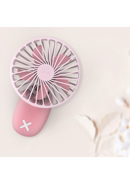 El Asılı Boyun Fanı Mini Taşınabilir Cep Serin Hava El Seyahat Soğutucu Soğutma Fanları Pembe (Yurt Dışından)