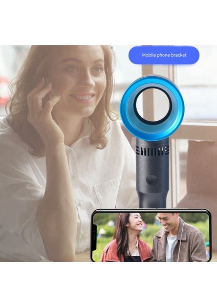 Bladeless Fan USB Şarj Edilebilir El Mini Soğutucu Taşınabilir Yapraksız Kullanışlı 3 Hız (Pembe) (Yurt Dışından) fiyatları