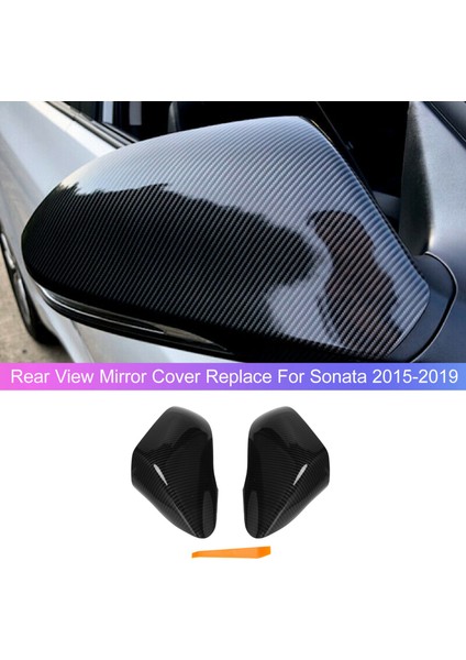 Karbon Fiber Yan Kanat Ayna Dikiz Aynası Kapağı Kapağı Muhafazası 2015-2019 ile Uyumlu Değiştirin (Yurt Dışından) fiyatları