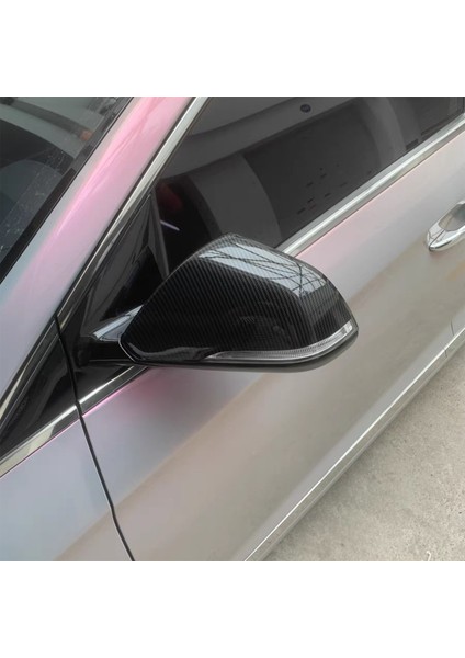 Karbon Fiber Yan Kanat Ayna Dikiz Aynası Kapağı Kapağı Muhafazası 2015-2019 ile Uyumlu Değiştirin (Yurt Dışından) modelleri