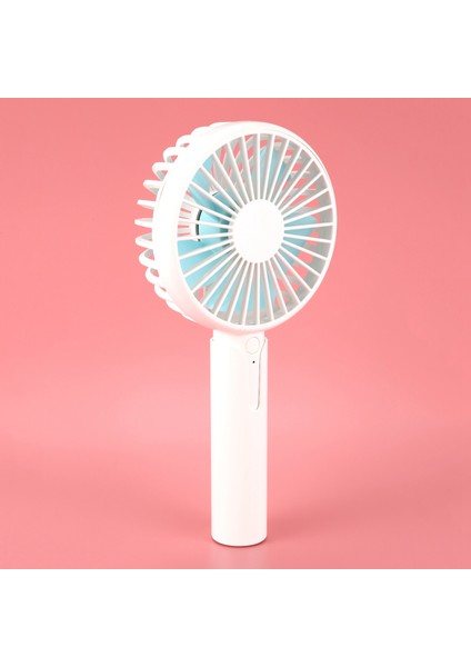Mini USB Gece Lambası Şarj Edilebilir Hava Soğutma Fanı Masası Çift Kullanımlı Ev Öğrenci Yurdu Başucu Taşınabilir Masaüstü Ofis Fanı (Beyaz) (Yurt Dışından)