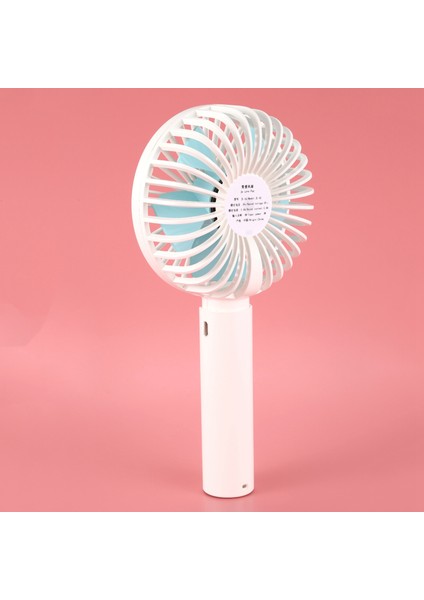Mini USB Gece Lambası Şarj Edilebilir Hava Soğutma Fanı Masası Çift Kullanımlı Ev Öğrenci Yurdu Başucu Taşınabilir Masaüstü Ofis Fanı (Beyaz) (Yurt Dışından)