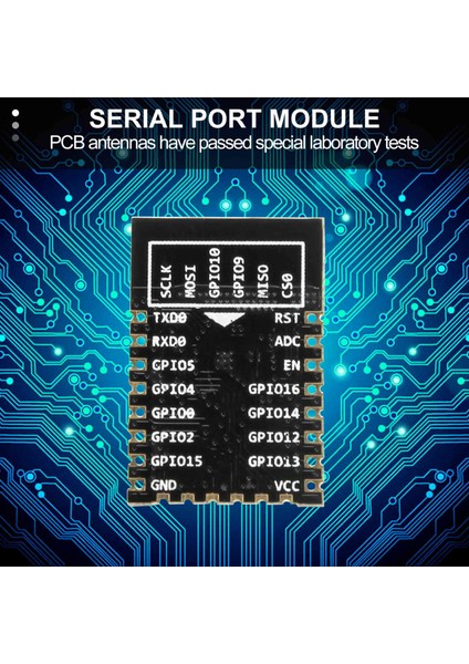10 Adet/grup ESP8266 ESP-12F Uzaktan Seri Port Wıfı Kablosuz Modül Ağ Geliştirme Kurulu (Yurt Dışından)