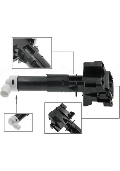 Sol Ön Far Yıkama Püskürtme Memesi Jet Pompası Kafa Işık Lambası Su Aktüatörü CT200H 2011-2020 ile Uyumlu (Yurt Dışından)
