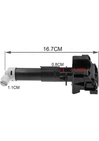Sol Ön Far Yıkama Püskürtme Memesi Jet Pompası Kafa Işık Lambası Su Aktüatörü CT200H 2011-2020 ile Uyumlu (Yurt Dışından)