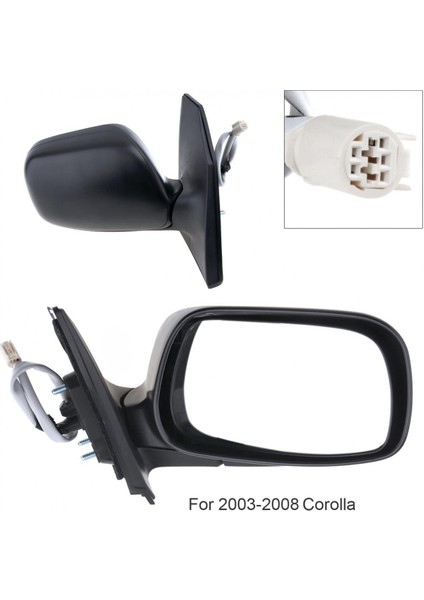 Katlanmayan Araç Kapısı Kanat Yan Ayna Dikiz Aynası /le S Sport Sedan 4 Kapılı 2003-2008 ile Uyumlu, Sağ (Yurt Dışından) fiyatları