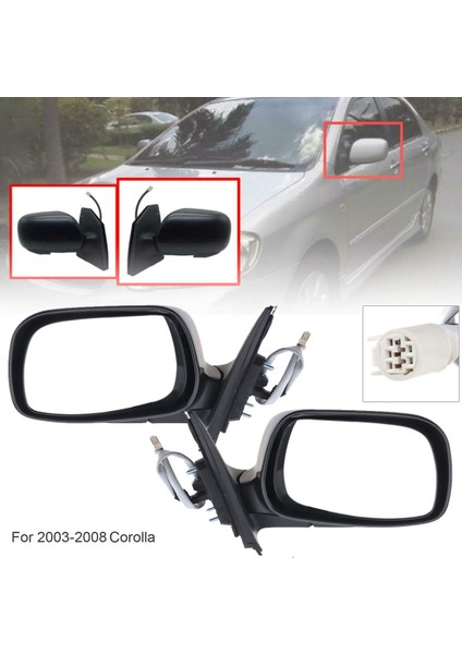 Katlanmayan Araç Kapısı Kanat Yan Ayna Dikiz Aynası /le S Sport Sedan 4 Kapılı 2003-2008 ile Uyumlu, Sağ (Yurt Dışından) modelleri