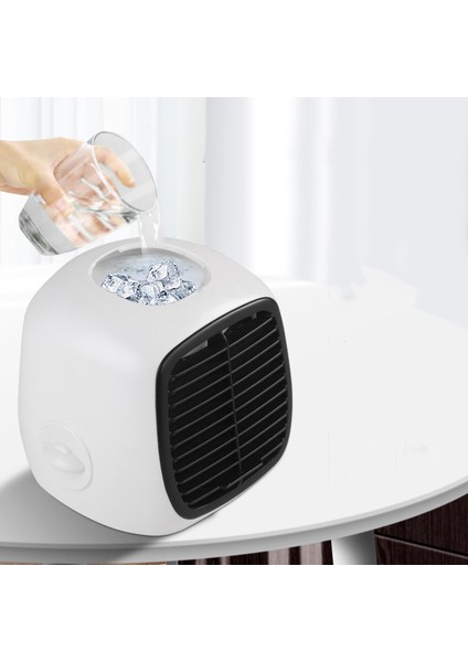USB Masası Mini Fan Taşınabilir Hava Soğutucu Kremi Masaüstü Ev Ofis Için Soğutma Nemlendirici Arıtma (Yurt Dışından)