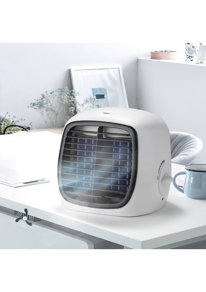 USB Masası Mini Fan Taşınabilir Hava Soğutucu Kremi Masaüstü Ev Ofis Için Soğutma Nemlendirici Arıtma (Yurt Dışından) indirimleri