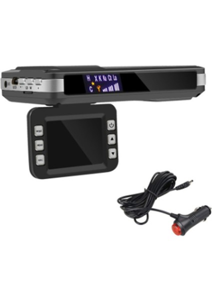 9 V-24 V 2 In 1 Araba Radar Dvr Anti Radar Dedektörü 12 Dil Sürüş Kaydedici Video Kamera Akış Algılama Araç Kamerası (Yurt Dışından)