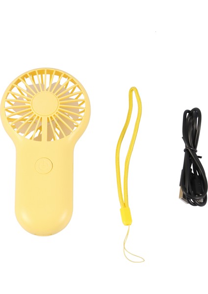 Mini Fanlar Taşınabilir Hava Soğutucu Elektrikli El Şarjlı Sevimli Küçük Soğutma Öğrenci Ev Sarı (Yurt Dışından) fiyatları