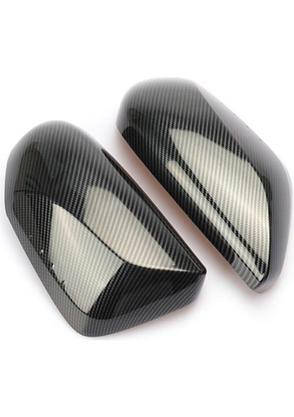 Prius ile Uyumlu 2016-2019 Araba Karbon Fiber Stil Dikiz Yan Kapı Ayna Çerçevesi Trim Dekoratif Aksesuarları (Yurt Dışından)