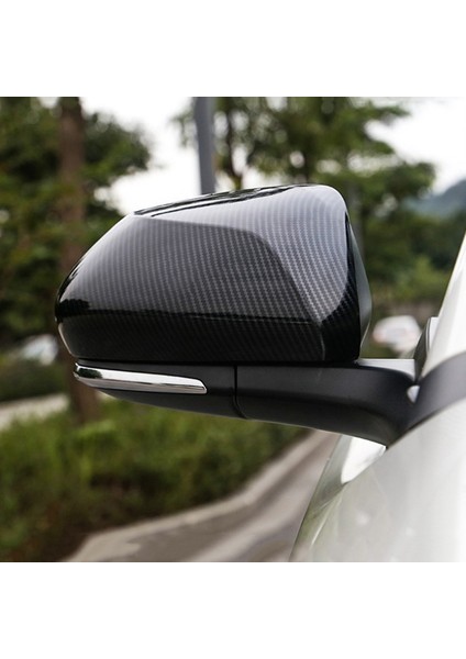 Prius ile Uyumlu 2016-2019 Araba Karbon Fiber Stil Dikiz Yan Kapı Ayna Çerçevesi Trim Dekoratif Aksesuarları (Yurt Dışından) fiyatları