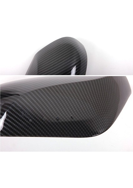 Prius ile Uyumlu 2016-2019 Araba Karbon Fiber Stil Dikiz Yan Kapı Ayna Çerçevesi Trim Dekoratif Aksesuarları (Yurt Dışından) indirimleri