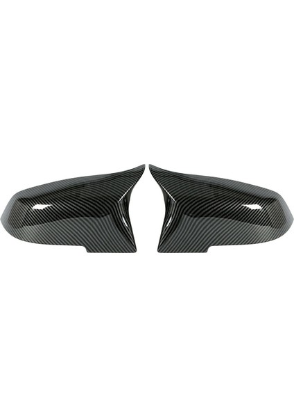 Araba Bullhorn Ayna Kapağı ile Uyumlu 1 2 3 4 X1 I3 Serisi F30 F20 E84 Karbon Fiber Desen Dış Ayna Kapağı (Yurt Dışından) indirimleri