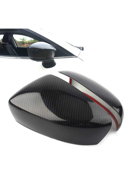 Uyumlu 6 Atenza 2014 2015 2016 Karbon Fiber Stil Yan Kapı Kanat Dikiz Aynası Kapağı Trim Çıkartmalar Araba Aksesuarları (Yurt Dışından) fiyatları