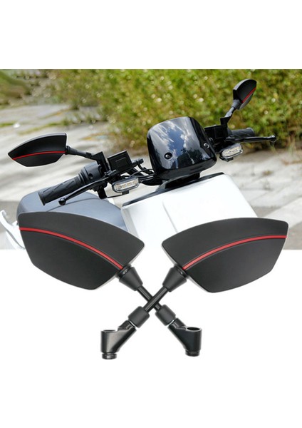 Motosiklet Dikiz Modifiye Parlama Önleyici Yansıtıcı Geniş Alan Görünümü, N1S Mqi2 Ms U1 U + G0 F0 F2 Ayna C ile Uyumlu (Yurt Dışından) fiyatları
