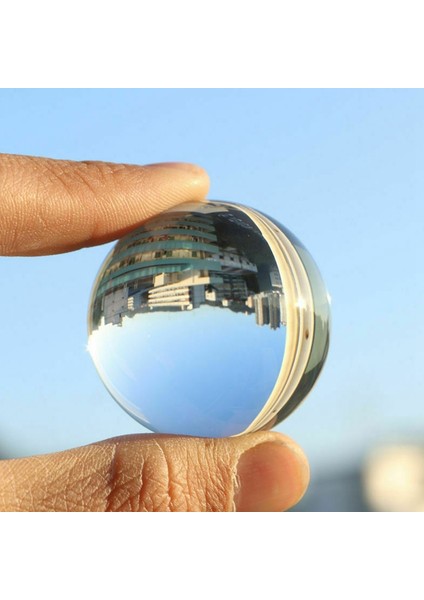 Şeffaf Renkli Cam Kristal Top Şifa Küresi Fotoğraf Sahne Topu Dekor 50 mm (Yurt Dışından) indirimleri