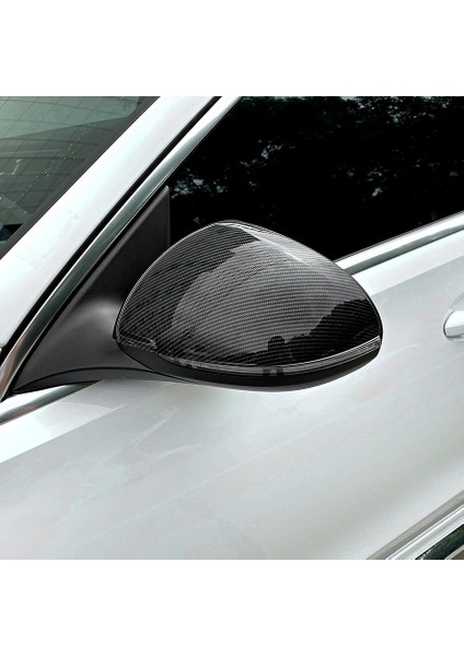 Karbon Fiber Yan Kapı Dikiz Aynası Kapağı Kapağı C Sınıfı ile Uyumlu W206 2021 2022 Dikiz Aynası Kapağı Trim (Yurt Dışından) fiyatları