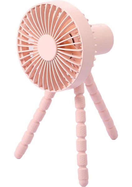 Taşınabilir Fan, 3 Hız USB Şarj Edilebilir 1800 Mah Akülü Klipsli Fan, Oda Arabası Bisiklet Araba C Için Esnek Tripod ile (Yurt Dışından)