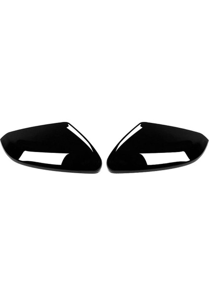 Dikiz Aynası Kapağı 10TH Gen 2016-2021 ile Uyumlu Yan Kapı Ayna Kapağı Trim Araç Dış Aksesuarları, Siyah (Yurt Dışından)