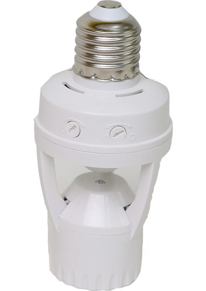 Декоративное ОСВЕЩЕНИЕ,E27 LED 220V Vida Ampul Tutucu LED Pır Kızılötesi Hareket Sensörü Lamba Anahtar Soketi Tanımlama E27 Hareket Sensörü (Yurt Dışından)