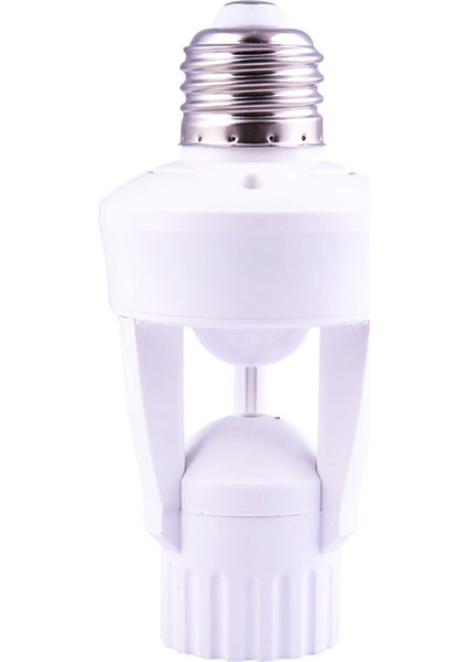 Декоративное ОСВЕЩЕНИЕ,E27 LED 220V Vida Ampul Tutucu LED Pır Kızılötesi Hareket Sensörü Lamba Anahtar Soketi Tanımlama E27 Hareket Sensörü (Yurt Dışından)