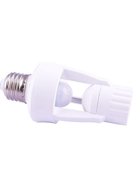 Декоративное ОСВЕЩЕНИЕ,E27 LED 220V Vida Ampul Tutucu LED Pır Kızılötesi Hareket Sensörü Lamba Anahtar Soketi Tanımlama E27 Hareket Sensörü (Yurt Dışından)