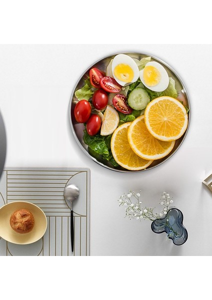 Торт В Форме,3 Parça Paslanmaz Çelik Büfe Tabağı Pizza Tepsisi Meze Salata Tabağı Seti Için Paslanmaz Çelik, 9 & 10 Inç (3 Tabak) (Yurt Dışından) fiyatları