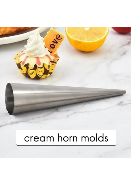 Торт В Форме,48 Adet Büyük Boy Pişirme Konileri Paslanmaz Çelik Rulo Boynuz Formları Konik Danimarka Pasta Kruvasan Konileri Kalıpları (Yurt Dışından) modelleri