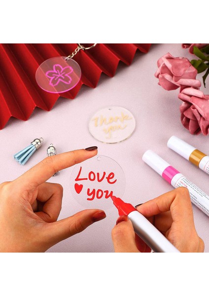 Многоцелевые НАБОРЫ,300 Adet Yuvarlak Akrilik Anahtarlık Boşlukları 2 Inç Şeffaf Akrilik Daireler Diskler Şeffaf Dıy Anahtarlık Zanaat Projesi Için (Yurt Dışından) fiyatları