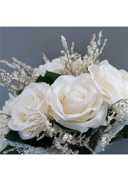 Человеческие Цветы,düğün Için 3x Gelin Buketleri, Yapay Gül Çiçek Buketi Gelin Nedime Tutan Çiçek, Çiçek Kız Buketi (Yurt Dışından) fiyatları