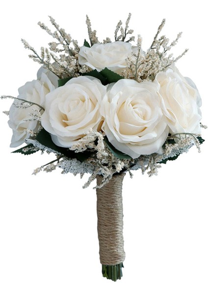 Человеческие Цветы,düğün Için 3x Gelin Buketleri, Yapay Gül Çiçek Buketi Gelin Nedime Tutan Çiçek, Çiçek Kız Buketi (Yurt Dışından) indirimleri