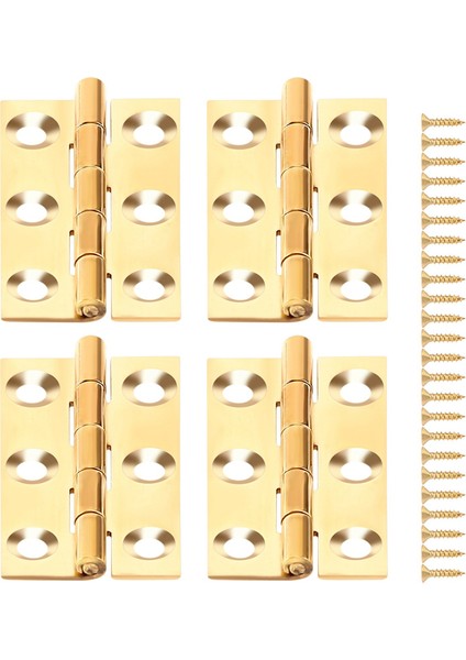 Многоцелевые Наборы,4 Parça Prinç Kalça Menteşe 5.1 cm Dolap Kapaklarına Uygun, Gövde Yuvarlak Köşe Zıvana Vidalı Pirinç Menteşeler (Yurt Dışından) modelleri