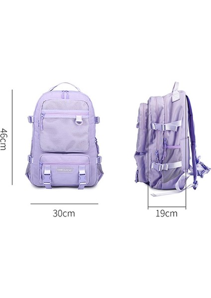 Kızlar Laptop Sırt Çantaları Erkekler Sırt Çantası Kadın Seyahat Sırt Çantası Okul Çantaları Çanta Erkekler Için Genç Gri (Yurt Dışından) modelleri