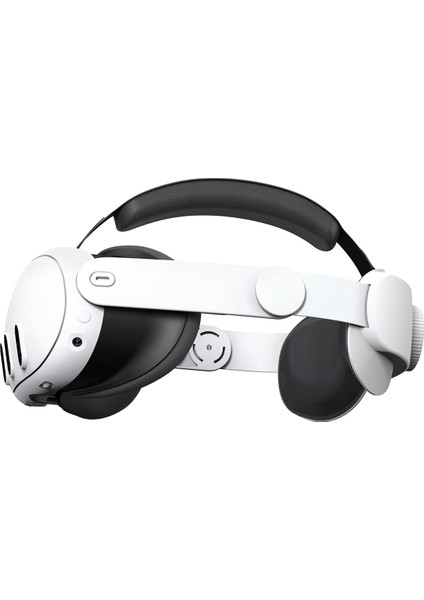 3 Vr Kafa Bandı ile Uyumlu Masa Başlıkları ile Uyumlu Ayarlanabilir Kafa Bandı Vr Aksesuarları-Beyaz (Yurt Dışından)