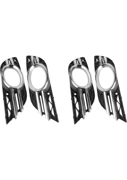 4x Araba Ön Sis Farı Izgarası Krom Ayar Kapağı Seti-E-Sınıfı W211 07-09 A2118851174 A2118851274 (Yurt Dışından)