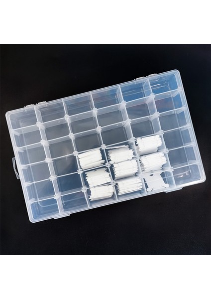 Хранение ПРОДУКЦИИ,2X36 Izgaralar Plastik Nakış Ipi Organizatör Kutusu ve 100 Ipi Bobinleri ve 4 Adet Ipi Numarası Çıkartmalar Dikiş Depolama Için (Yurt Dışından) modelleri