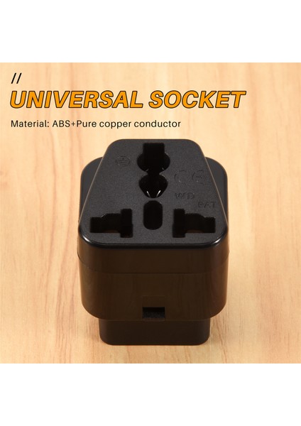 Pdu Özel Dönüşüm Fişi Ups C13'TEN Evrensel Soket Sunucu IEC320-C14 Fişi WD-320'YE (Yurt Dışından) indirimleri