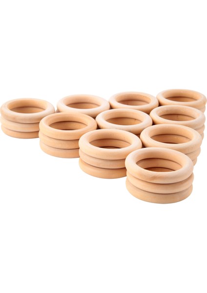 30 Adet Doğal Ahşap Yüzükler 60MM Bitmemiş Makrome Ahşap Halka Ahşap Daireler Dıy Zanaat Yüzük Kolye Takı Yapımı Için (Yurt Dışından) fiyatları