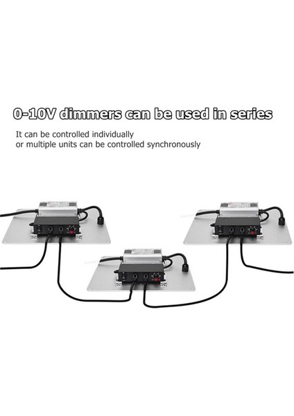 2x Dc 0-10V Dimmer Anahtarı Serileştirilebilir Sync Kontrol Cihazı Döner Açık/kapalı, 0/1-10V Kısılabilir LED Sürücüler Elektronik Balastlar Için (Yurt Dışından)