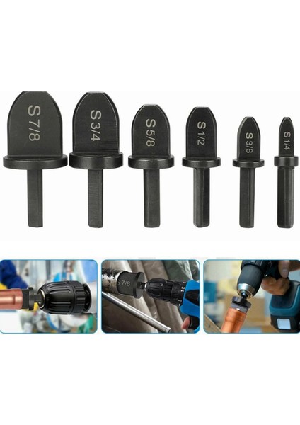 Многоцелевые Наборы,6pc Üçgen Saplı Boru Genişletici Klima Bakır Boru Genişleyen Aracı Bakır Boru Genişletici (Yurt Dışından) fırsatları