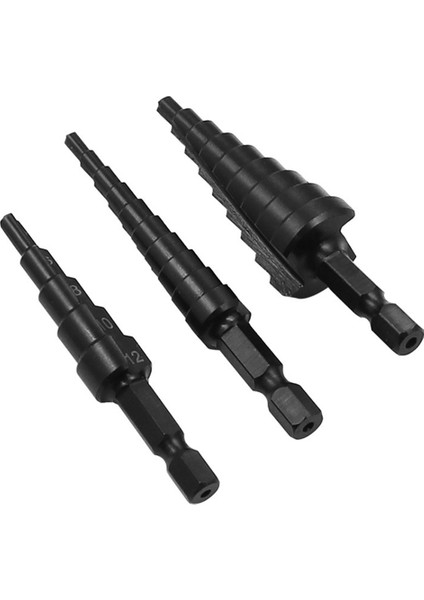 4 Adet 3-12 4-12 4-20MM Hss Düz Oluk Adım Matkap Ucu Nitrür Büküm Matkap Ahşap Metal Delik Kesici Çekirdek Delme Araçları (Yurt Dışından) fiyatları